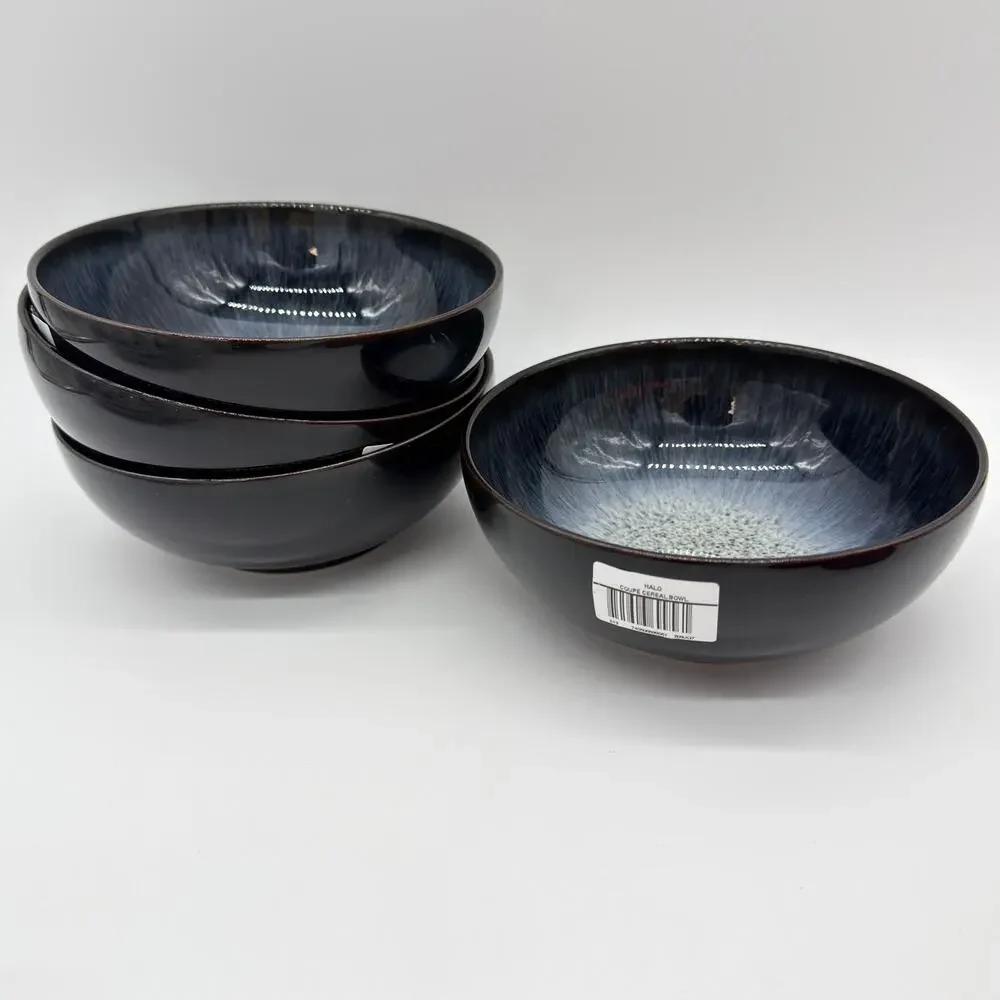 Denby Halo Black Coupe Cereal Bowl NEW **Please Read**
